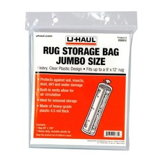 U 홀 점보 러그 보관 가방(러그 최대 9피트 x 12인치) 롤 보호 26인치 130인치(1팩), Jumbo 9 x 12