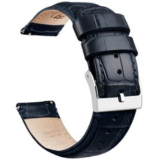 134265 Ritche 퀵 릴리즈 가죽 시계 밴드 천연 스트랩 삼성 갤럭시 워치 6 클래식 43mm 47mm 40mm 44mm 18mm 20mm 또는 22mm 남성 및