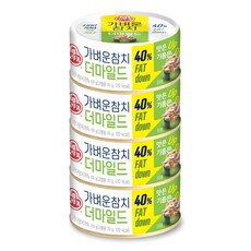 오뚜기 가벼운 더마일드 참치, 100g, 4개