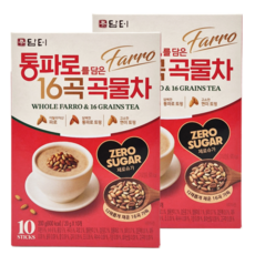 담터 통파로를 담은 16곡 곡물차, 2개, 10개입, 20g