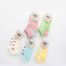 해온느 프릴 유아 발목 5-pack 아기여름양말
