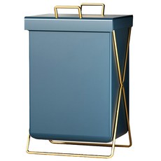 제이케이 다용도 빨래 장난감 정리 수거함, 블루 커버형, 1개