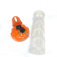 주유구캡 굴삭기 연료탱크 차량용 커버 연료 가드 뚜껑, 1개, 플라스틱 필터+연료 탱크 커버 세트