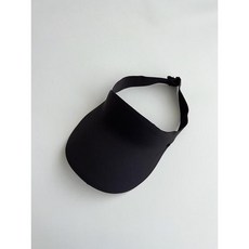 空頂網球帽 大頭圍防曬速乾運動遮陽帽, 1個, 黑色,可調節（54-62CM）, 黑色