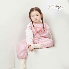 리틀모어 유아 전신미술가운 핑크프레첼