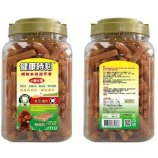 健康時刻 螺旋潔牙骨 桶裝1150g-1350g 全犬種 狗潔牙骨, 1個, 小型犬-起司+雞肉(短)1300g, 1.3kg, 小型犬-起司+雞肉(短)
