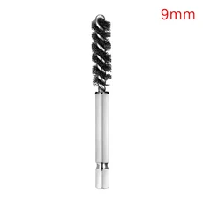 골프 클럽 호젤 브러시 전동 드릴 와이어 브러시 육각봉 골프 아이언 녹 제거 브러시 골프 클럽 청소 광택제, 01 9mm, 9mm