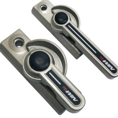 창문 잠금 장치 베란다 알루미늄 방범 샷시 잠금 장치 보안 손잡이 부속 레버, 소 1개