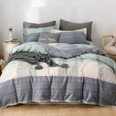 리진 소프트 모던 양면이불커버 퀸 200X230cm, 클래식, 클래식