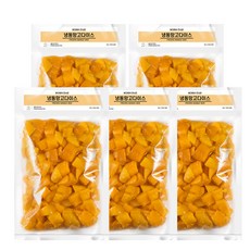 무첨가 100% 당도높은 냉동 망고, 5개, 1kg(망고다이스)