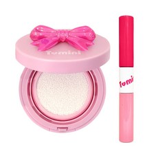 듀얼 쥬시 립글로스 메이크업세트, 진핑크선쿠션+립글로스, 1개