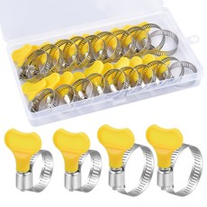 16-25/19-29mm 수도관 잠금 목띠, 20개