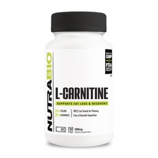 Nutrabio 肉鹼分離乳清蛋白素食膠囊 500mg, 150顆, 1罐