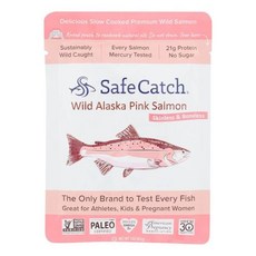 세이프 캐치 - 자연산 알바코어 참치 통조림 - 5온스 Safe Catch - Wild Albacore Tuna Canned - 5 oz., 141g, 1개