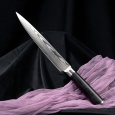 葉添 67層VG10筋引刀/肉刀 大馬士革/夾鋼/玻璃纖維柄/台灣品牌/鋒利持久/方刀/片刀/廚刀/料理刀/刀具, 1個