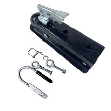 볼커버 견인볼 자동차 나사 히치볼 커플러잠금, 1개, 블랙 안전핀 2개+링+손잡이