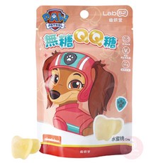 齒妍堂 健齒QQ糖 無糖QQ糖 汪汪隊 木醣醇 益生菌 鈣多多 金盞花 含葉黃素 兒童軟糖 無糖零食 副食品 Lab52, 1個, 汪汪隊-水蜜桃 / 3290