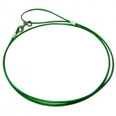 애견리드줄 JH 칼라 와이어줄 3mm 컬러랜덤79m9+6spZ