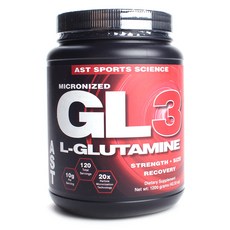 AST SPORTS SCIENCE 微粉化 GL3 L-谷氨酰胺, 1200g, 1罐