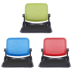 폴딩백 LBA7-BK-ME 바른자세 등받이좌식의자, 컴포터블 폴딩백 접이식 틸딩 좌식의자 LBA7-BK-M, 투톤오렌지