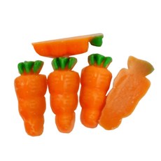 당근 모양 초콜릿 베이킹 장식 당근케이크 화분케이크 만들기 머핀 데코, 1g, 10개