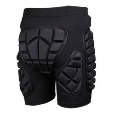 Stone Cold滑雪板記憶海綿臀部保護墊, 黑色的