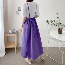 보리맘린넨 끈 롱 원피스 빅사이즈 오피스 임부복 여름 롱원피스 159892