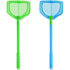 코페이 2개 세트 나비 모양 낚시망 곤충 잡기용 부유 미끼 해변용 네트 야외 활동용, 초록 + 파랑