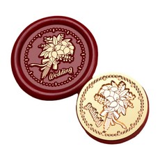Sealing Stamp Head Wax Stamp Head Emboss Sealing Brasses Scrapbooking Stamp Head, HLJ05, 5AC614950_LJY, 1개