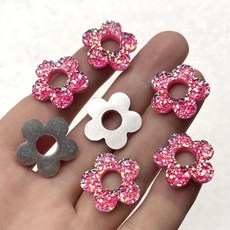 꽃 라인 쥬얼리 헤어 만들기 장식 스크랩북 웨딩 플랫 백, 1개, 4. J293