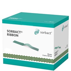 솔박 리본 거즈 Sorbact Ribbon Gauze(2cm x 50cm) 1Box(10장)