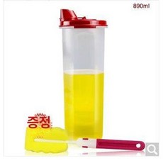 보틀 소스통 타파웨어 소스병, 890ML 대형 클래식 레드, 1개, 기본 색상