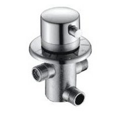 9#控溫器 冷熱恆溫混水器 溫泉區工廠鍋爐太陽能熱水器公共浴室 4分接口 恆溫龍頭, 1個