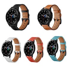 삼성 갤럭시 워치 3 41mm/45mm 각 호환 고급 가죽 시계줄 스트랩 밴드 빈티지 SM-R840/R845/R850/R855, 블랙