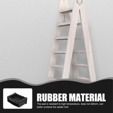 미끄럼 방지 사다리 발 커버 고무 보호대 목재 타일 카펫 바닥용 고강도 바닥, 기본