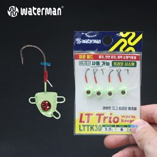 워터맨 역지그헤드 LTTK 풀치훅 라이트지그 트리오웜키퍼 야광 갈치 낚시 바늘, LTTK(플라스틱) - 2g