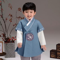 TheyeHanbok 男童 557 Seojin銀箔韓服套裝