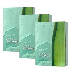김정문알로에 라 센스 로에 큐어 슬라이스 젤리 마스크 300ml, 10개입, 3개