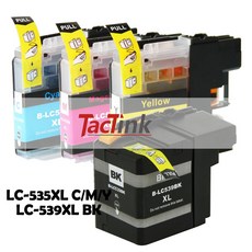 TacTink LC535XL LC539XL 相容墨水匣, 黃色, 1個
