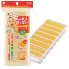 副食品連裝盒 鉑金矽膠萬用製冰盒 韓國 矽膠副食品製冰盒 矽膠分裝盒 冰磚盒 離乳食連裝盒 日本 儲存盒 CHU CHU, 1個, 小久保-分裝盒50mlx8格, F, 50ml