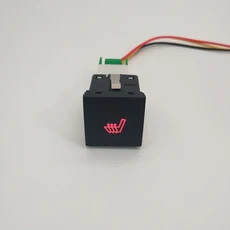 1PC 자동차 빨간색 LED 라이트 안개등 전원 켜기 버튼 레이더 스위치 VW 골프 6 5 Jetta Scirocco 2006 201, 21 Seat Heating