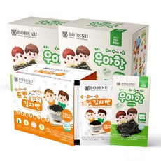 서울대밥스누 우아한 유기농 어린이맛김 조미 20봉+소금무첨가 포켓김자반 20봉, 1개, 3.5g