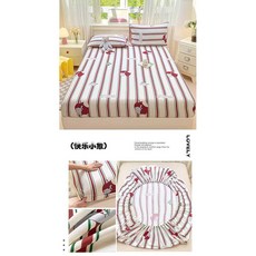 인형집 미니어처 침대 시트 캐비닛 DIY 가구 하우스, 해피 엘리펀트 90x200