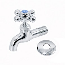 비욘드퍼니싱 국내생산 왕분리형 십자핸들 수도꼭지 KC, 1개