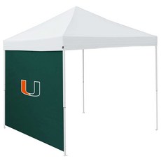 로고 공식 라이선스 9 x 사이드 패널 원 사이즈 팀 컬러, miami-florida-hurricanes