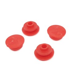 兒童扭扭車配件 靜音閃光輪胎 搖擺車溜溜車輪子 前後輪妞妞車配件 台灣出貨, 1個, 紅色卡扣4個