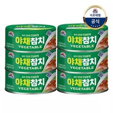 야채참치 안심따개 150g 6개