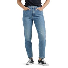 Lee 여성용 레전더리 하이라이즈 맘 진 빛나는 리뷰 8 롱