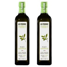 LeFerre 멀티 바리에탈레 엑스트라 버진 올리브 오일, 2개, 500ml
