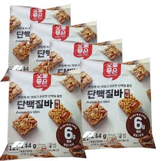 오늘좋은 단백질바 미니, 5개, 144g